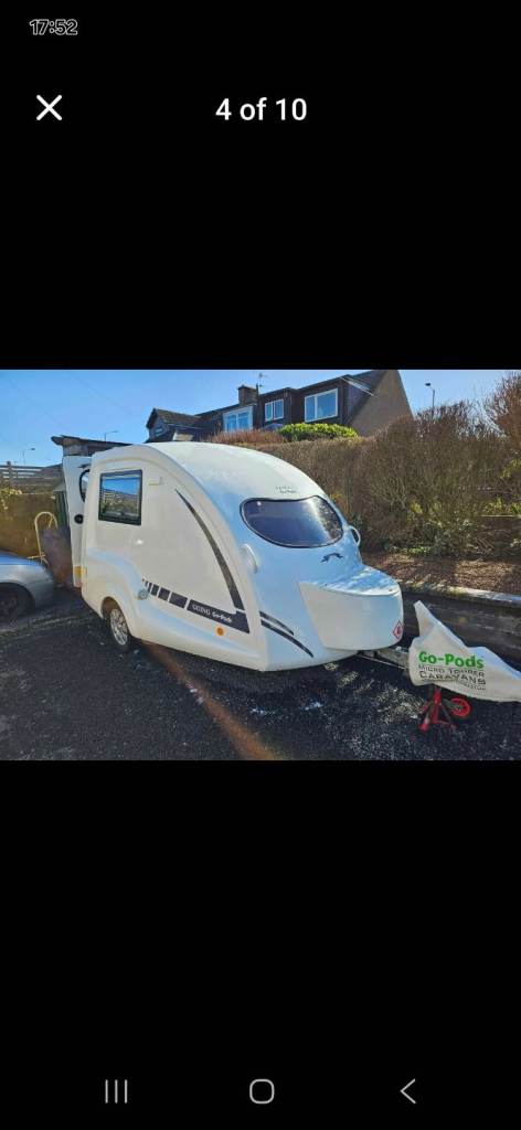 2020 Go-Pod Touring Caravan / Micro Camper – Excellent Condition – Solar Panel Fitted – Ready to Go