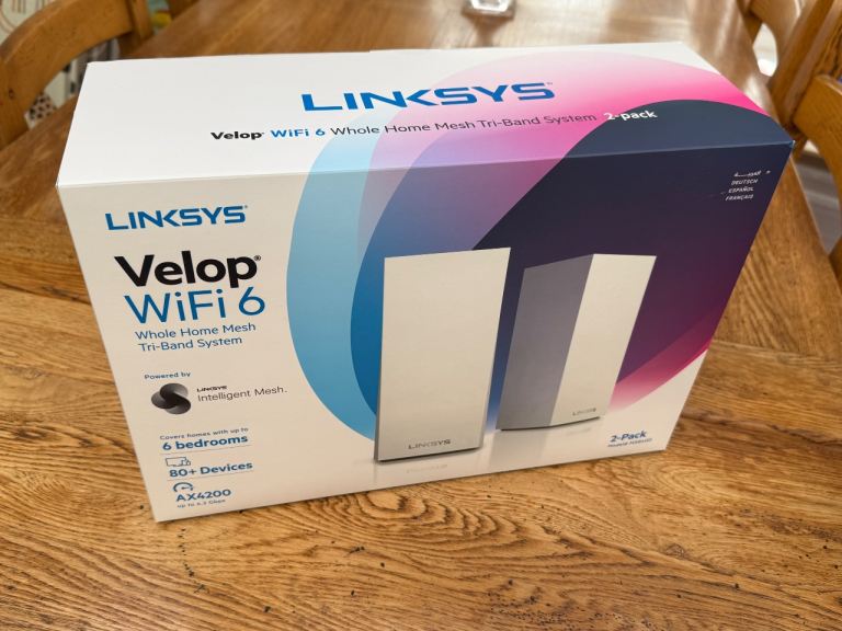 Linksys Velop WiFi 6 MX8400 (2x AX4209) (sealed, unopened)