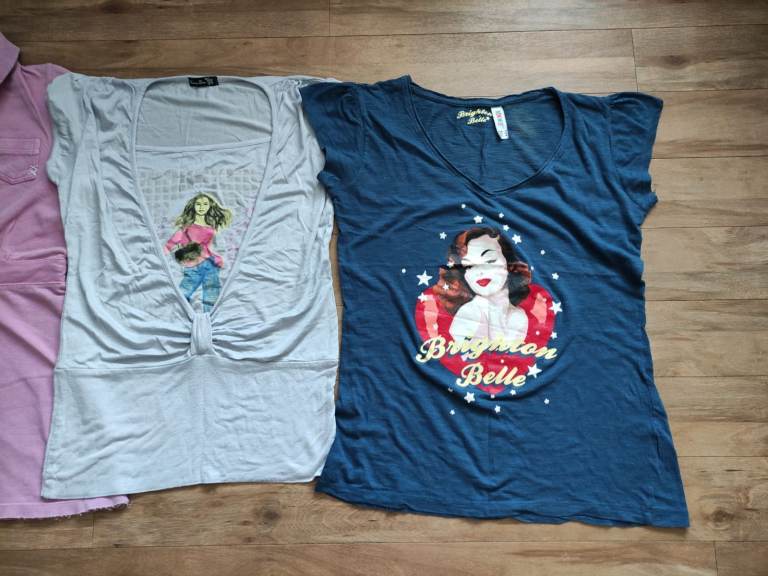 7 x ladies women, casual tops, t-shirts
