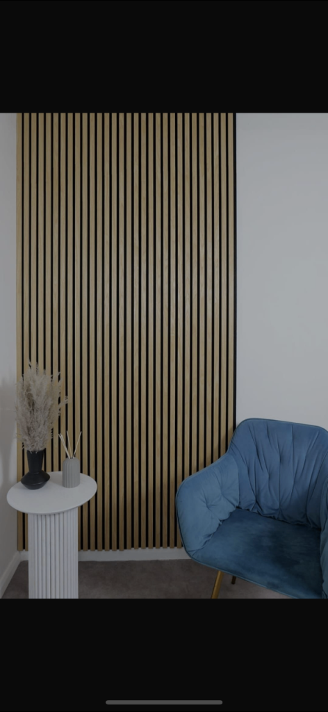 Real wood acoustic wall panels 