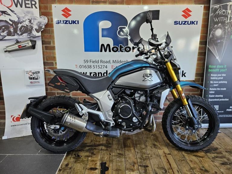 CF Moto CLX 700 Adventure With Pannier Mounts and Spotlamps