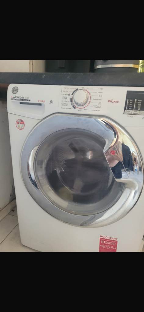 Hoover Dynamic Next Washing Machine – White, Good Condition