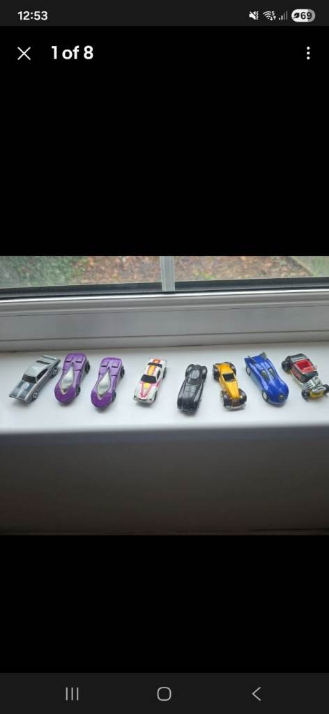 8 vintage hot wheels toy cars