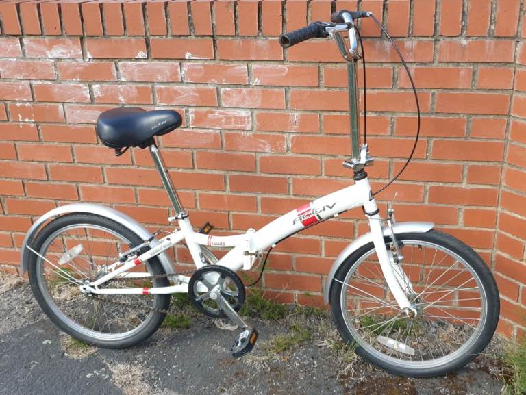 Raleigh Activ Fold‑S 20” Folding Bike - OFFERS – Fully Serviced, Ready to Ride – White, Easy Storage