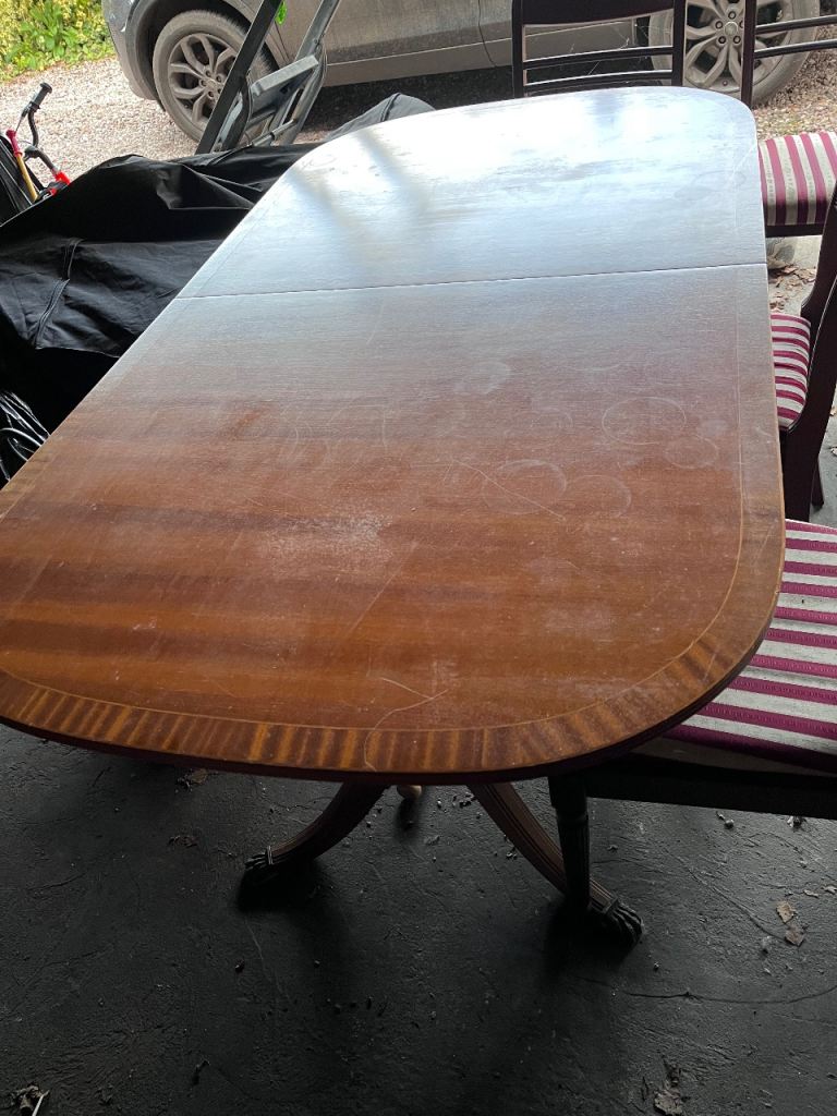 Free - Antique dining table and chairs
