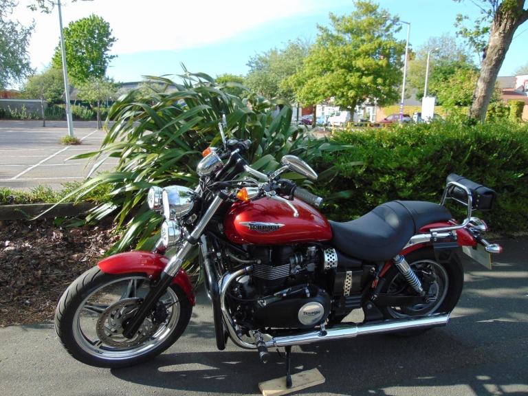 Triumph SPEED MASTER 865 2012 low miles FSH splendid custom cruiser 
