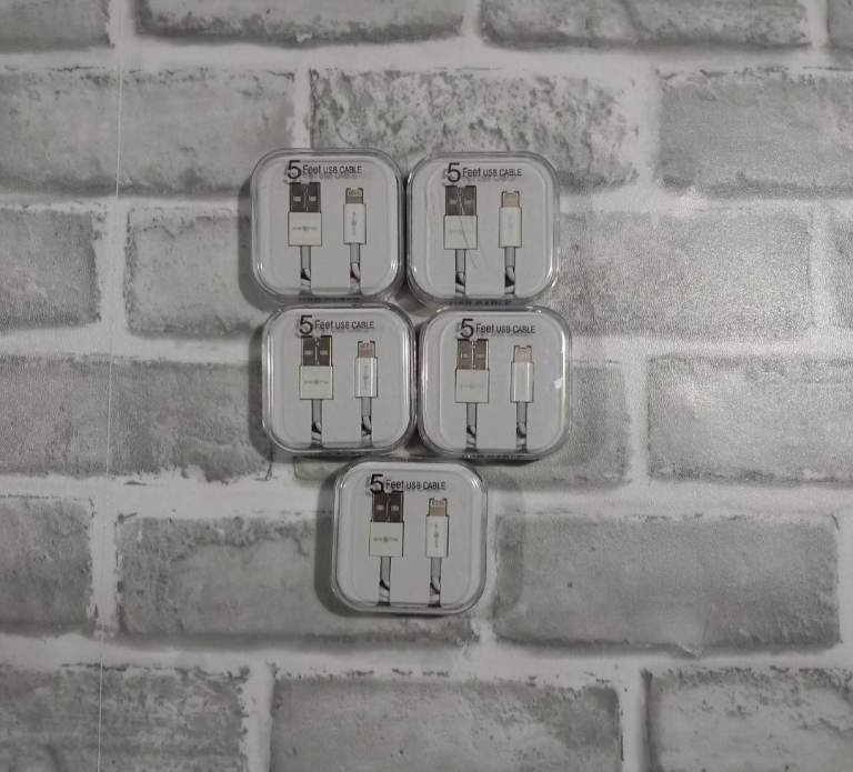 5 pasha iPhone charger leads