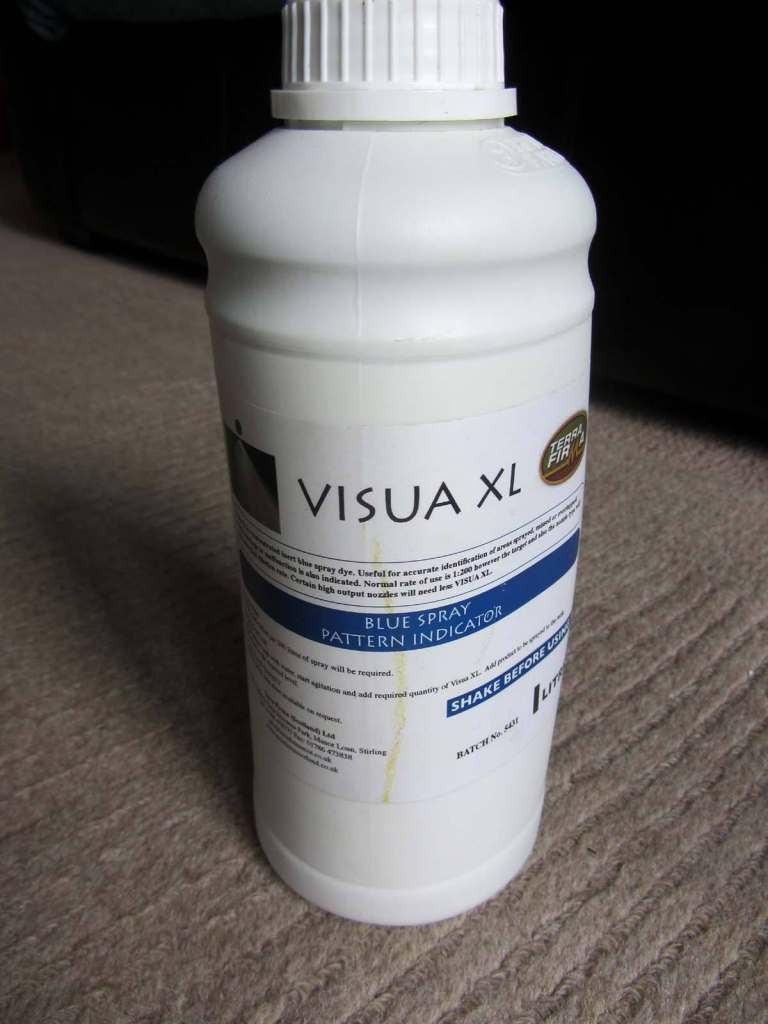 VISUA  XL – Spray Pattern Indicator – Blue Dye for Weedkiller Applications 