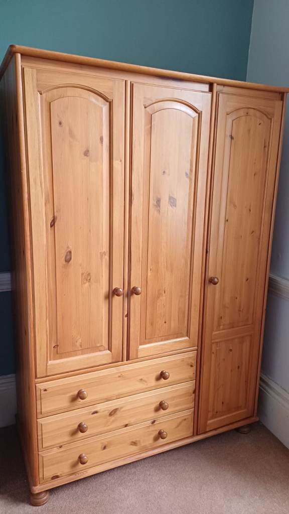 Pine Style Large Wardrobe