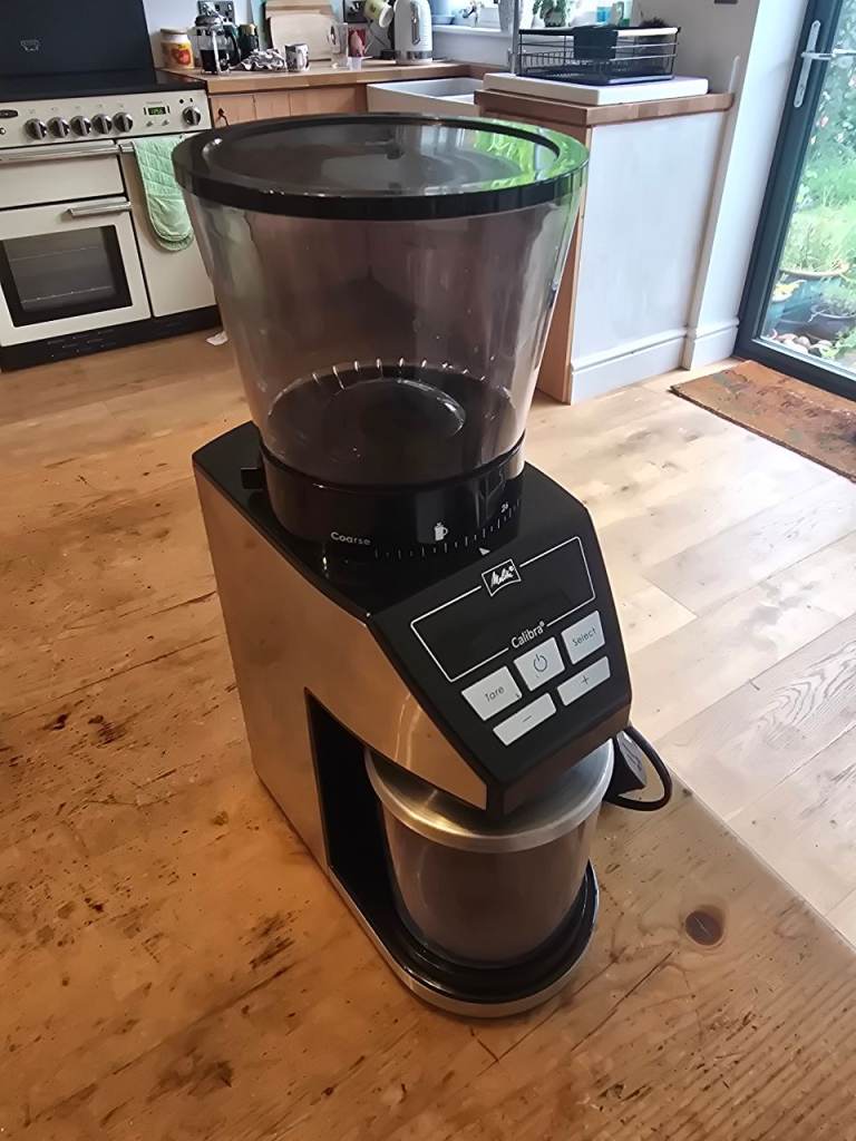 Melita , Calibra, coffee grinder.