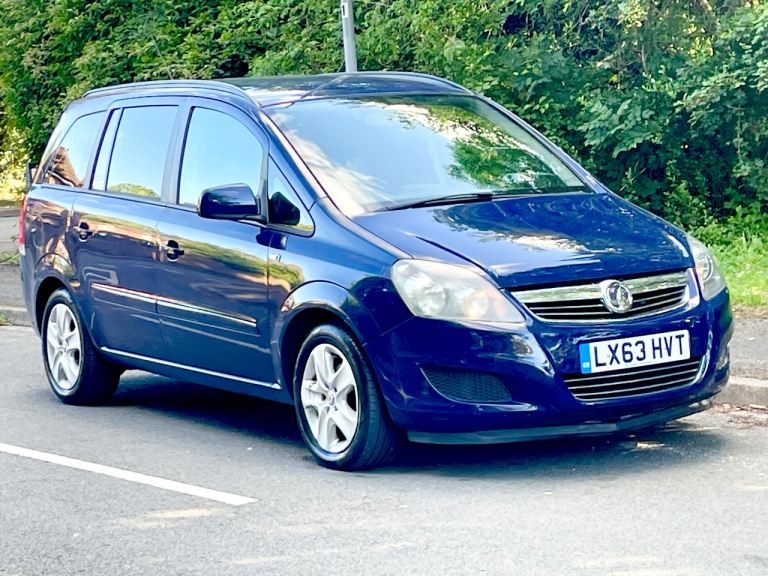 2013 VAUXHALL ZAFIRA EXCLUSIV 1.6 PETROL LOW MILEAGE LONG MOT RELIABLE RUNNER 