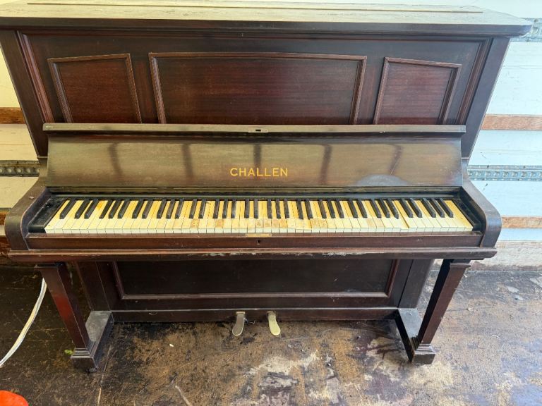 image for Upright Mahogany Challen Piano ***FREE LOCAL DELIVERY***