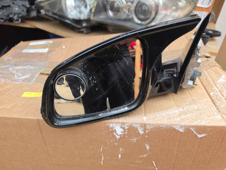 Bmw 3 Series F30 F31 M Sport Left Passenge Side Door Mirror 6 Pin BLACK Breaking Parts