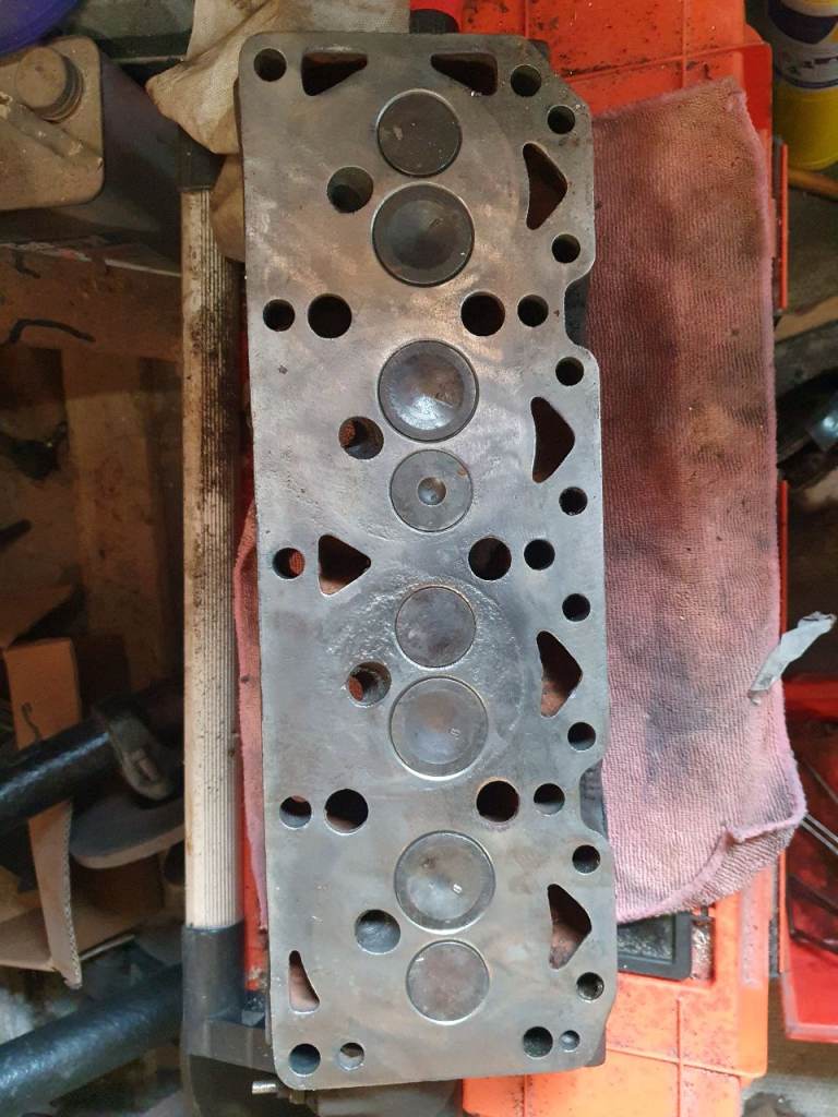 SOLD .. Ford crossflow xflow cylinder head from 711M engine standard factory spec
