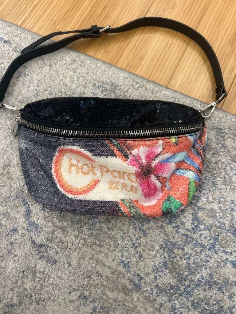 Colourful Sequin Bum Bag – Good Condition