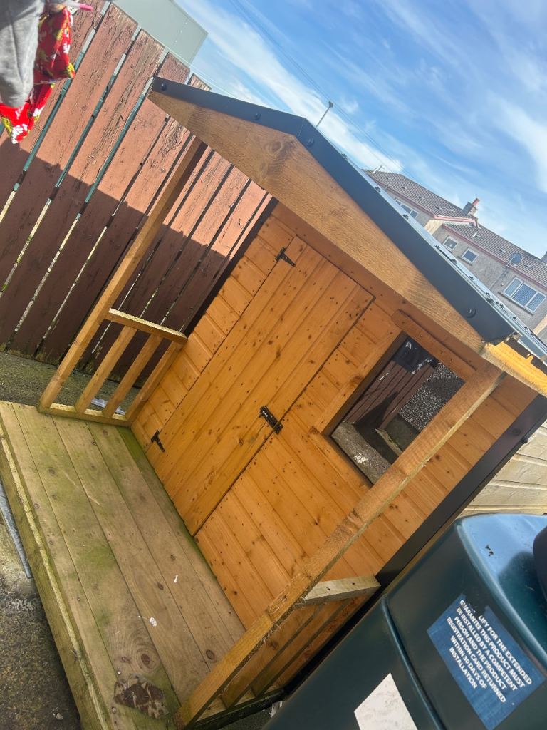 5x5 wooden play house