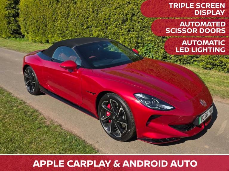 2026 MG Cyberster 375kW GT Dual Motor 77 kWh 2dr AWD Auto CONVERTIBLE Electric Automatic