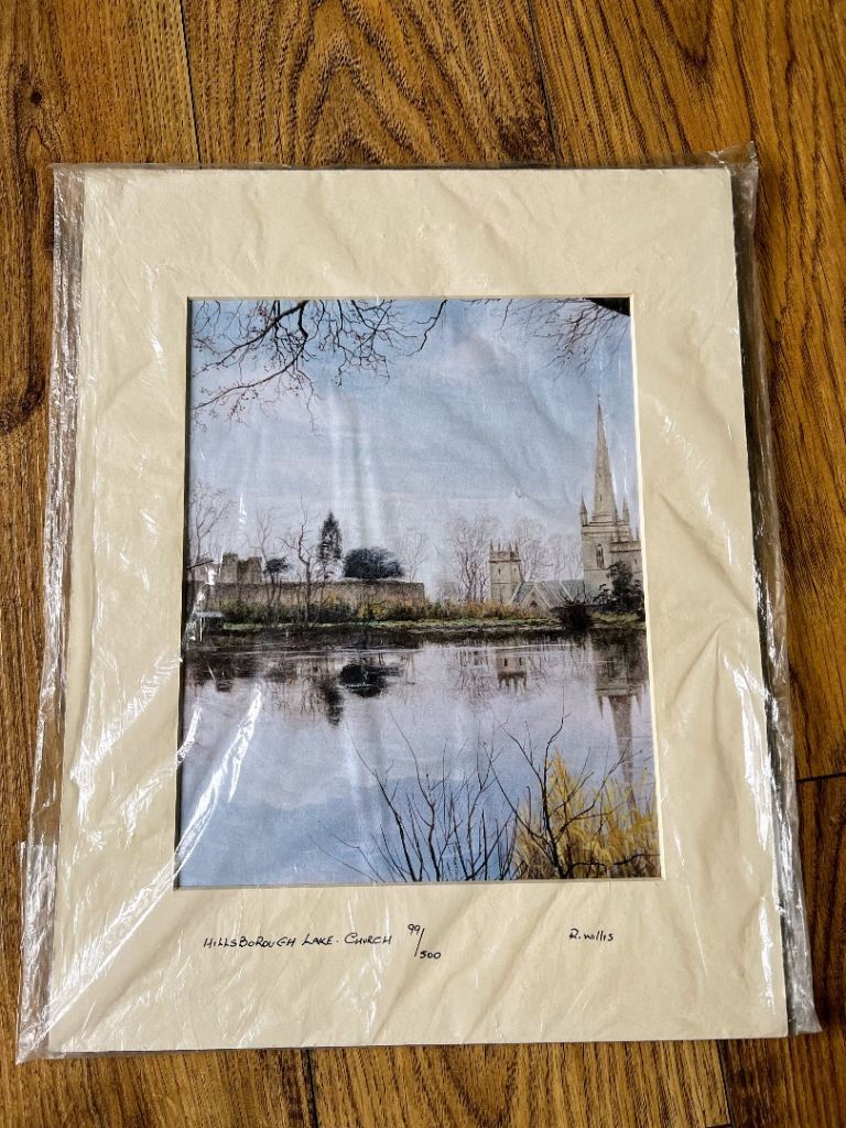 Limited Edition Print "Hillsborough Lake Church" by R. Willis – As Good As New