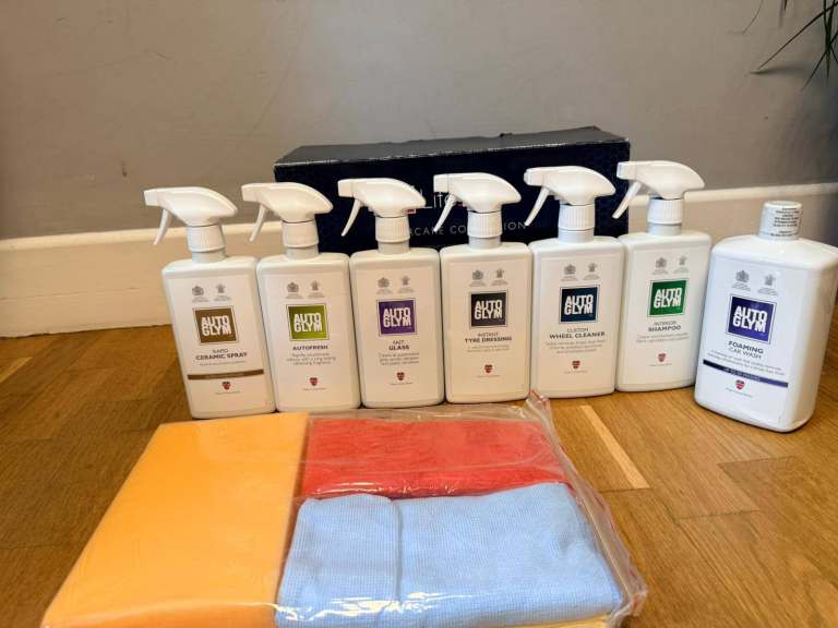 AutoGlym life shine aftercare collection car cleaning kit