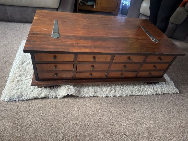 Laura Ashley Style Garrat 12 Drawer Coffee Table possible delivery