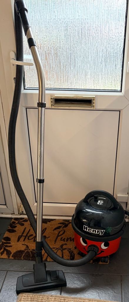 Henry Vacuum Cleaner – Good Condition, Black and Red