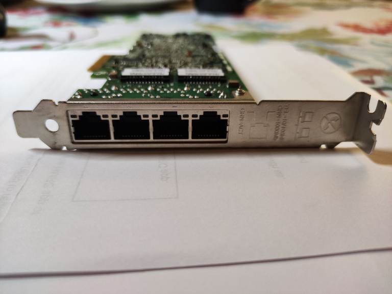 Dell Quad Port Gigabit PCIe x4 Broadcom Network Card BCM R519P