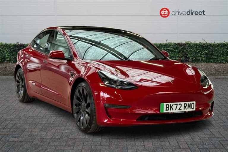 image for 2022 Tesla Model 3 (Dual Motor) Performance Saloon 4dr Electric Auto 4WDE (Performance Upgrade Sa...