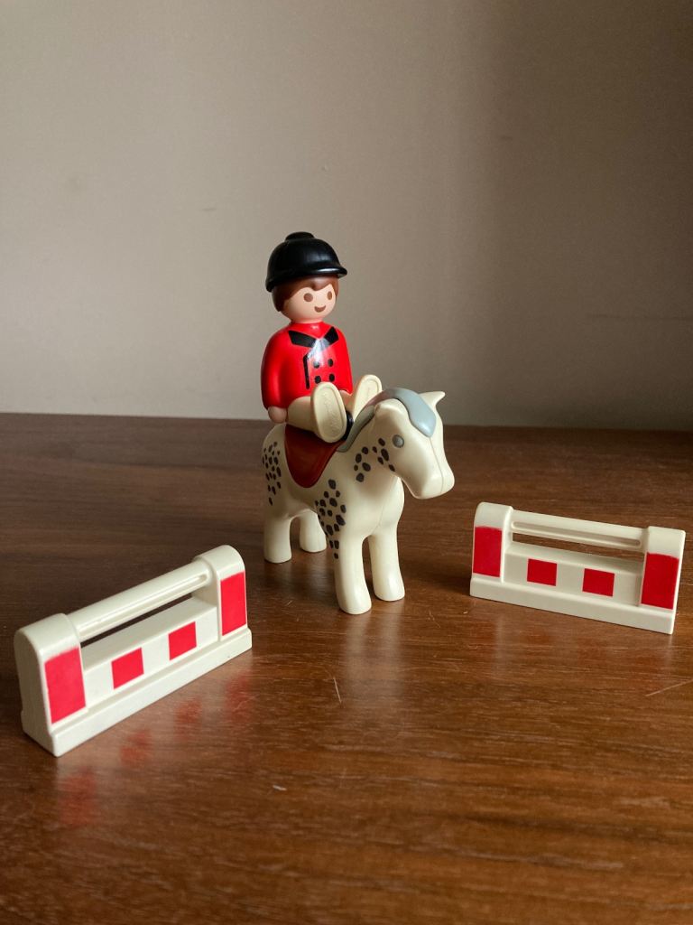 Playmobil show jumper + fences