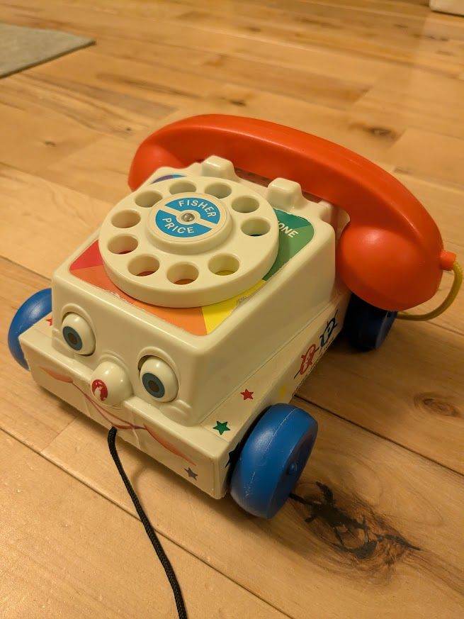 Fisher-Price Chatter Phone Pull Toy – Good Condition