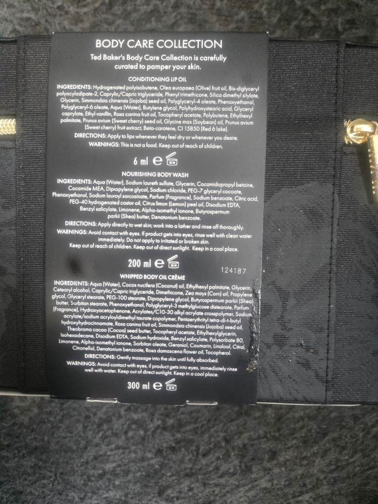 Ted Baker Gift Set with vanity Case