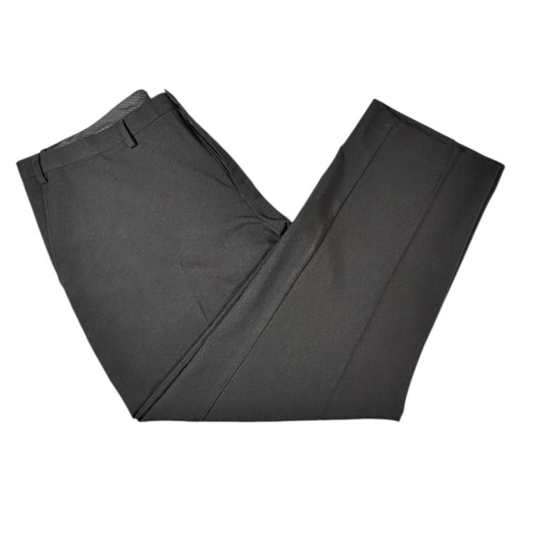 F&F Trousers Men's Uk Size 40"W 29"L Black Pockets Zip Button Pleated Smart