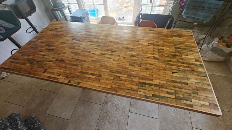 Bespoke hand made dining table 