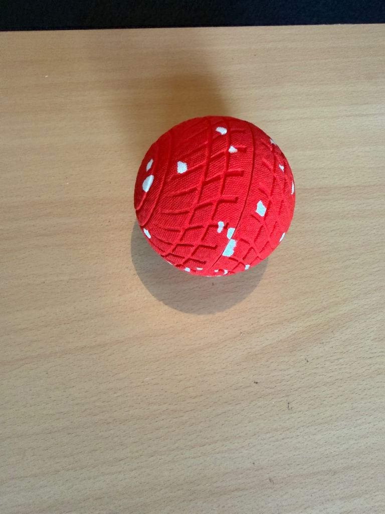 Interactive Dog Toy Ball - Red, Smart Pet Gadget