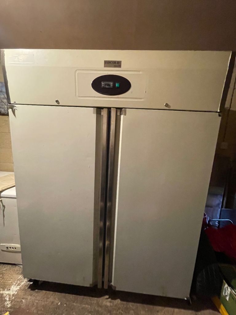 TEFCOLD Commercial Double-Door Fridge – Fully Working