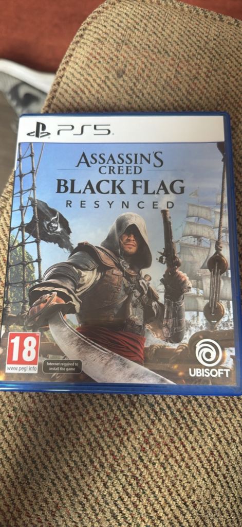 PS5 Game: Assassin's Creed Black Flag Resynced – Good Condition