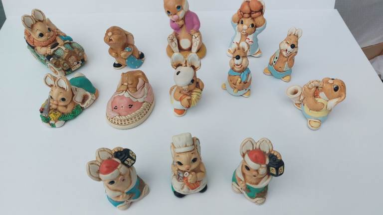 Vintage Collectible Rabbit Ornaments