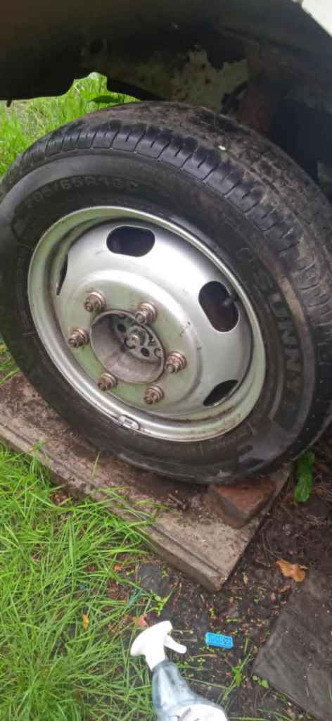 Ford Transit Chassis Cab Steel Wheels and Tyres 205/65 R16C x2