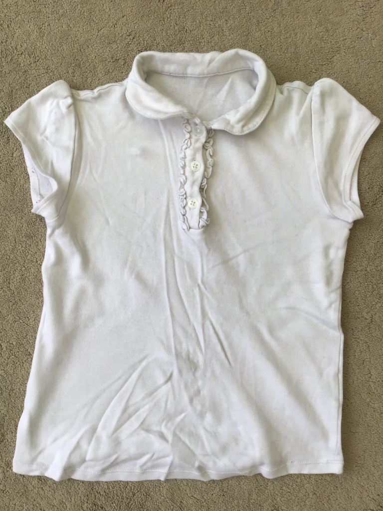 ‘George’ Girls School White Polo Shirt, Ages 9-10 Years