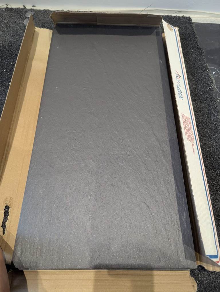 Charcoal / Dark Slate Textured Tiles