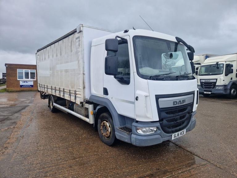 DAF LF 180, 2016, 19ft Curtainsider Truck, Sleeper Cab, 12 Ton, Rear Air Susp