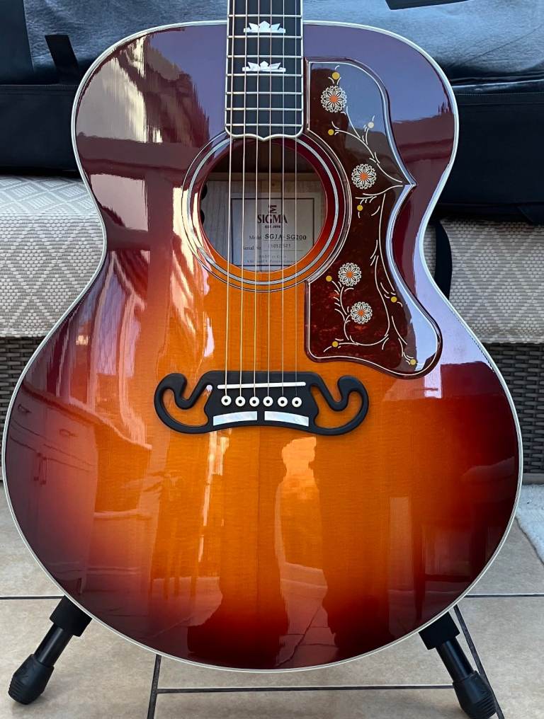 image for Sigma GJA-SG200 Super Jumbo Electro-Acoustic Guitar - Excellent+ Condition