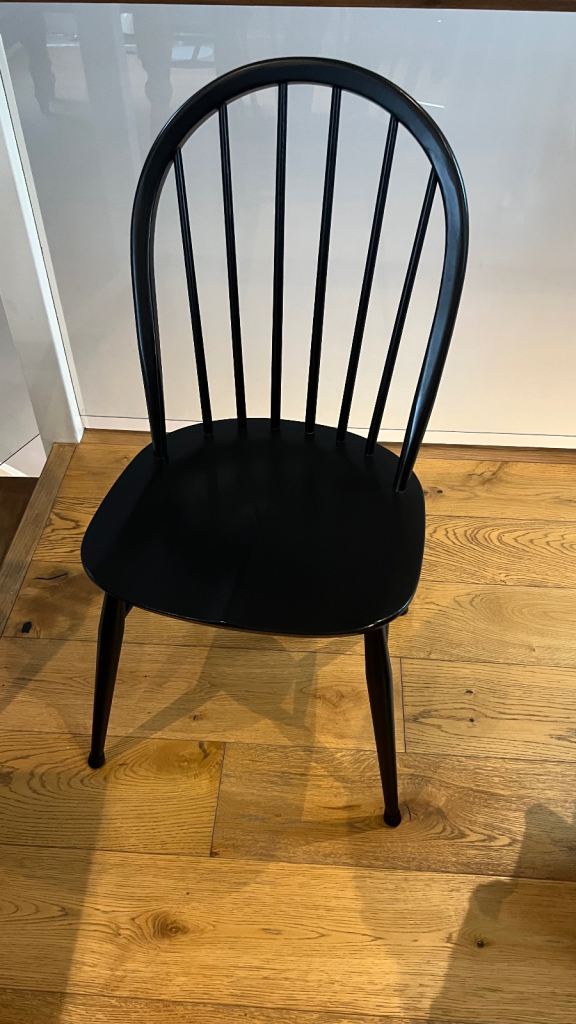2 Ercol Windsor Black Dining Chairs