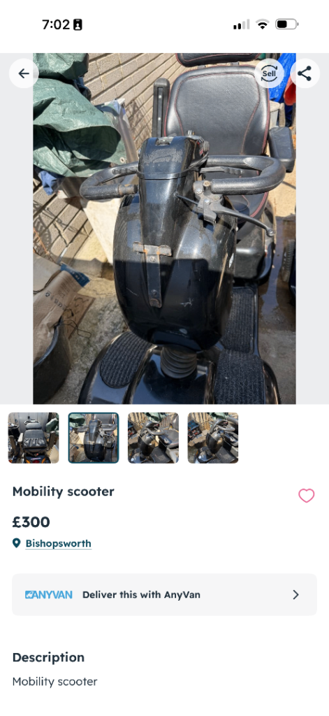 Comfortable Mobility Scooter - Good Working Order