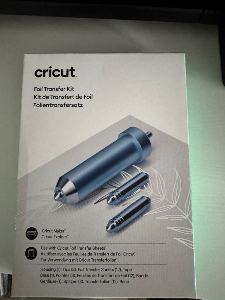 Cricut foil blade and fabric blade 