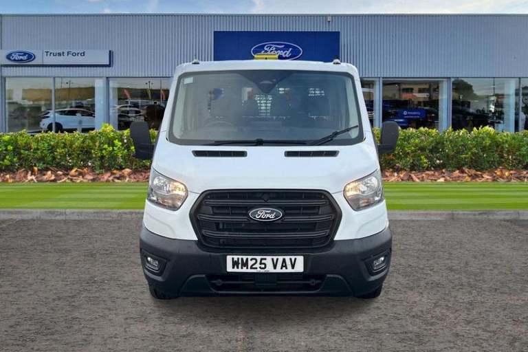2025 Ford Transit 350 Trend L3 LWB Double Cab Dropside RWD 2.0 EcoBlue 165ps HDE DAP, AIR CON CHA...