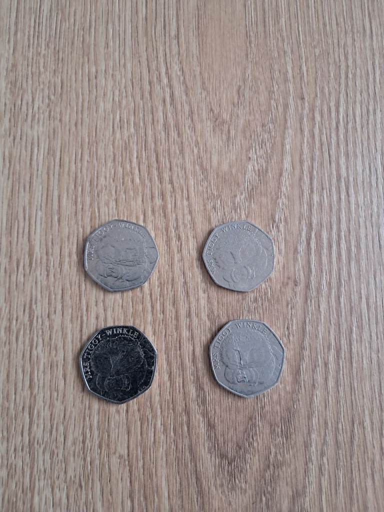 image for Beatrix Potter 50p Collectors Coins 