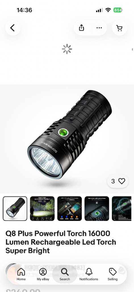 Sofirn Q8 plus torch 