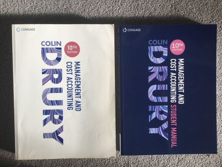 Drury  Management and Cost Accounting 10th edition bundle