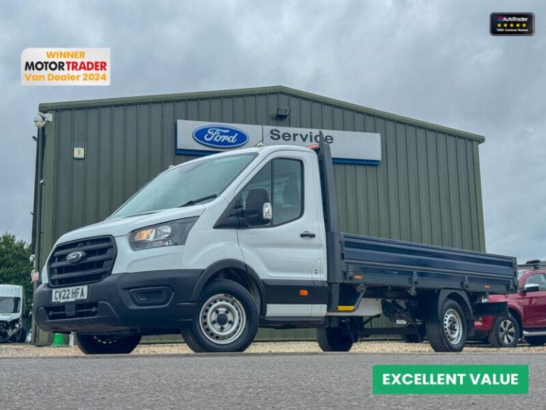 2022 Ford Transit Dropside XLWB L4 350 EcoBlue Leader 2dr FWD EURO 6 SELECT Dropside Diesel Manual
