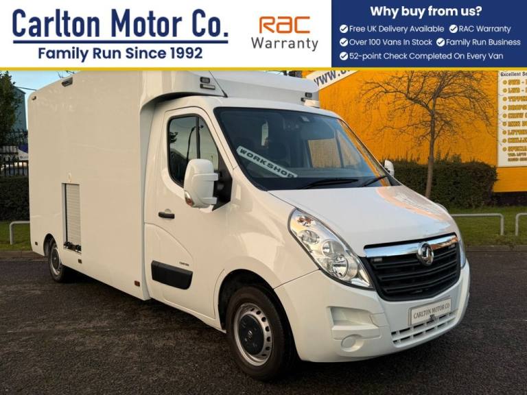 2014 Vauxhall Movano F3500 L3 P/C CDTI 125 [ OFFICE / CAMPER / EVENTS ] VAN Specialist Vehicle Di...